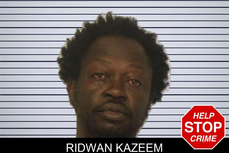 Ridwan Kazeem mugshot