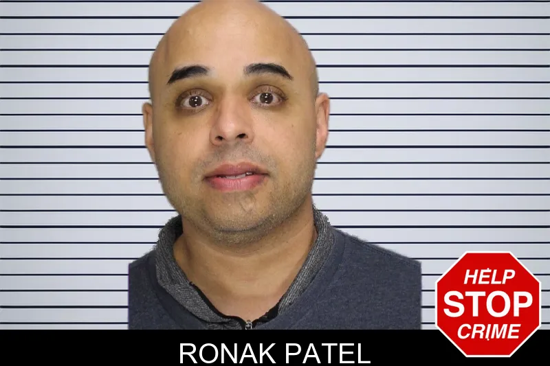 Ronak Patel mugshot