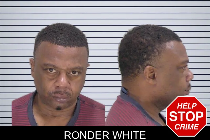Ronder White mugshot