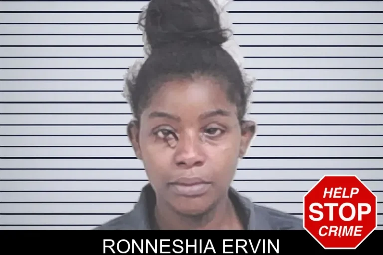 Ronneshia Ervin mugshot – Lowndes County , Georgia Ronneshia Ervin