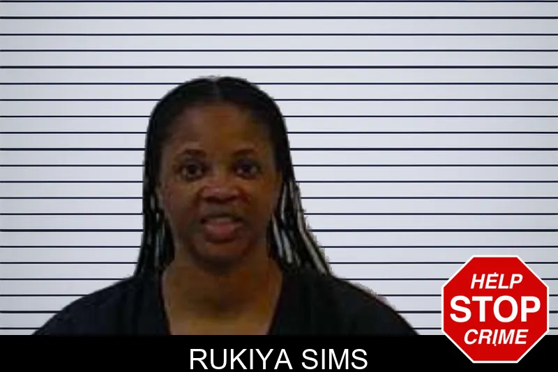 Rukiya Sims mugshot