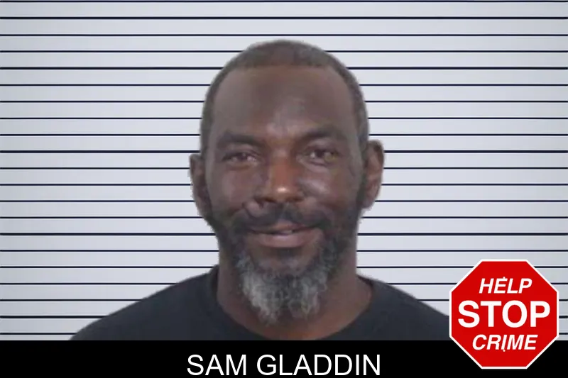 Sam Gladdin mugshot