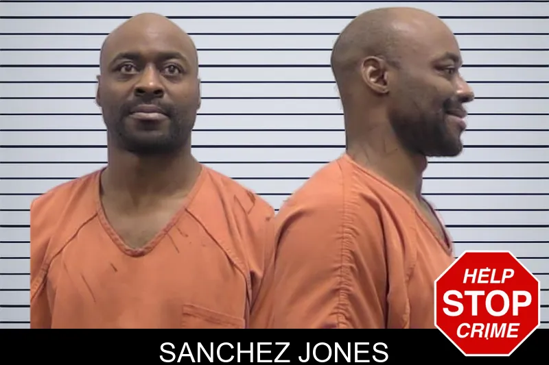 Sanchez Jones mugshot