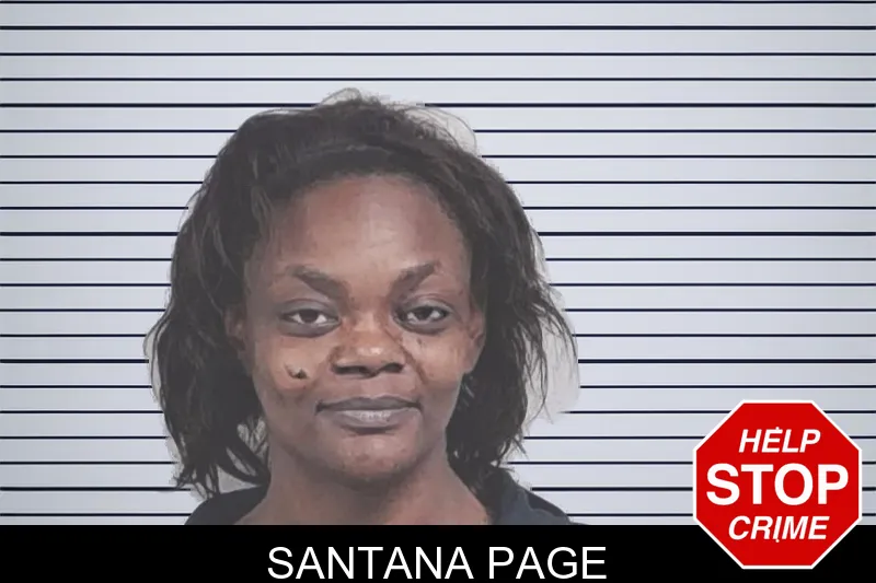 Santana Page mugshot