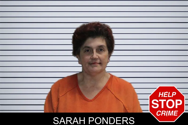 Sarah Ponders mugshot
