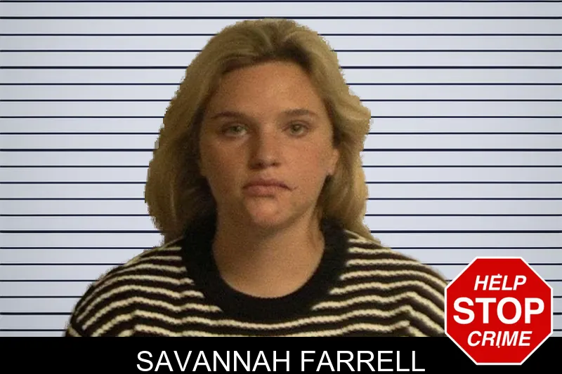 Savannah Farrell mugshot – Crawford County , Georgia Savannah Farrell mugshot