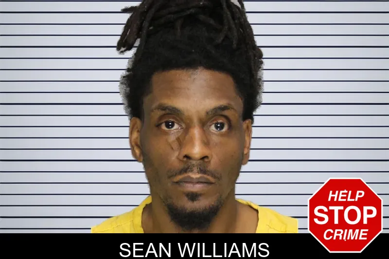 Sean Williams mugshot