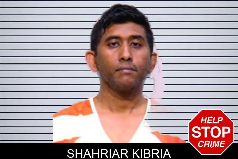 Shahriar Kibria mugshot