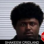 Shakeem Cridland mugshot