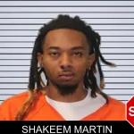 Shakeem Martin mugshot