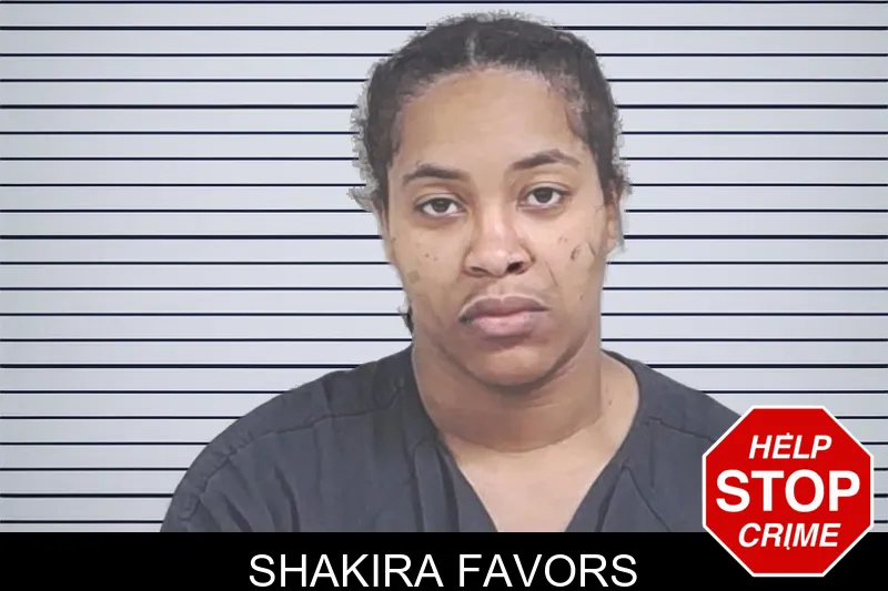 Shakira Favors mugshot – Lowndes County , Georgia Shakira Favors mugshot