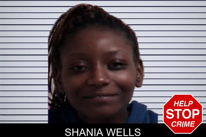 Shania Wells mugshot