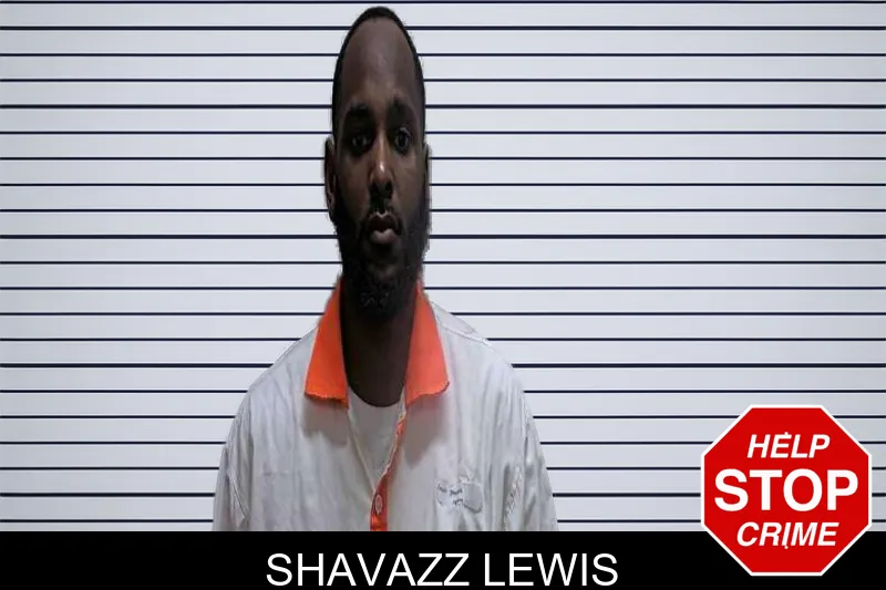 Shavazz Lewis mugshot