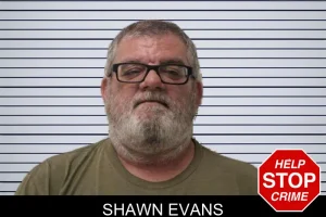 Shawn Evans mugshot