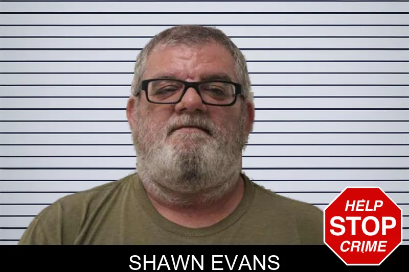 Shawn Evans mugshot