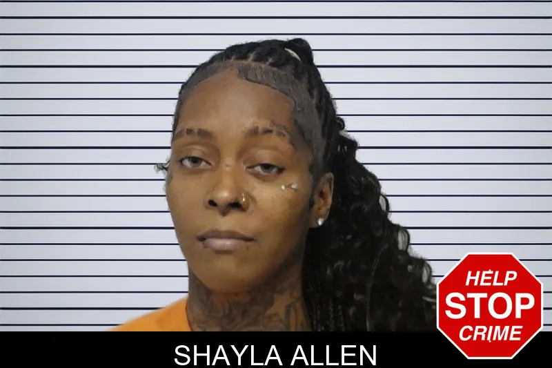 Shayla Allen mugshot