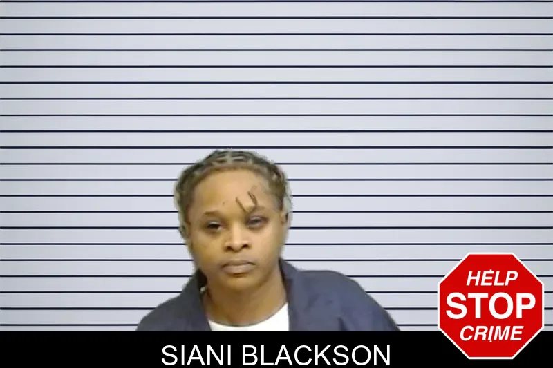 Siani Blackson mugshot