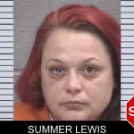 Summer Lewis mugshot