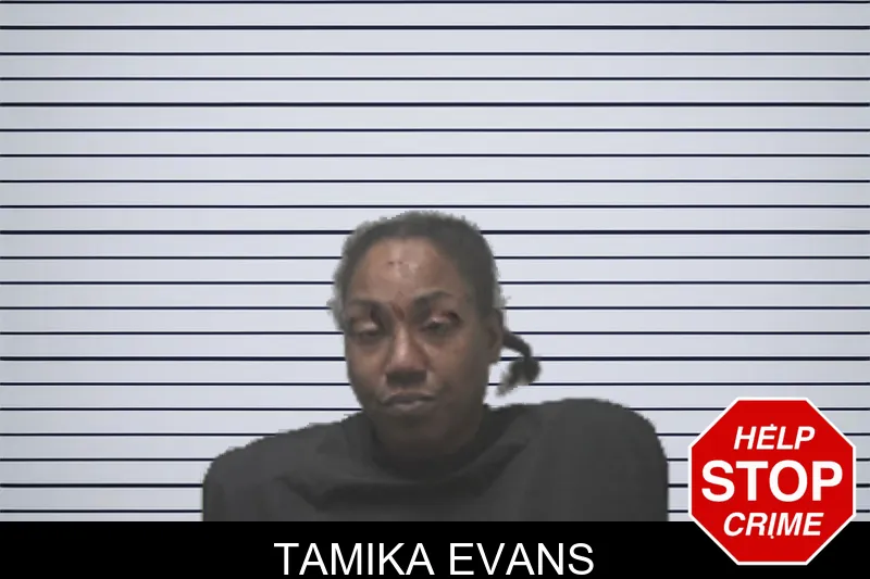 Tamika Evans mugshot