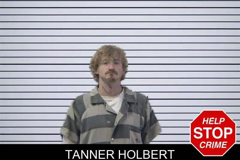 Tanner Holbert mugshot