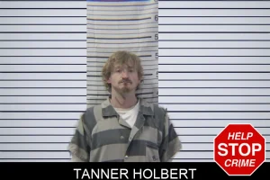 Tanner Holbert mugshot