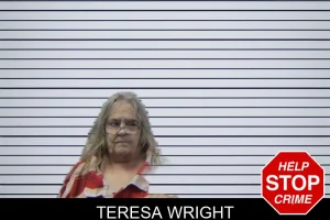 Teresa Wright mugshot