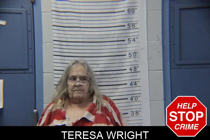 Teresa Wright mugshot