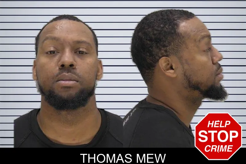 Thomas Mew mugshot