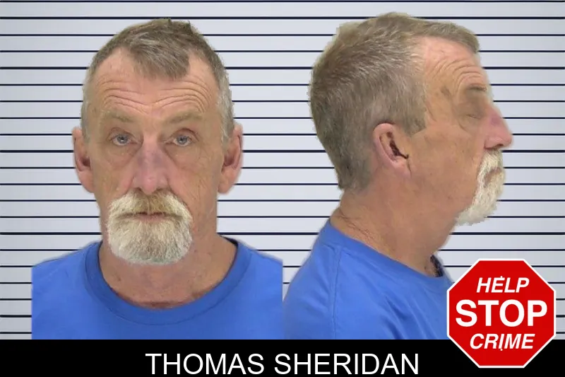 Thomas Sheridan mugshot