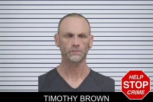 Timothy Brown mugshot