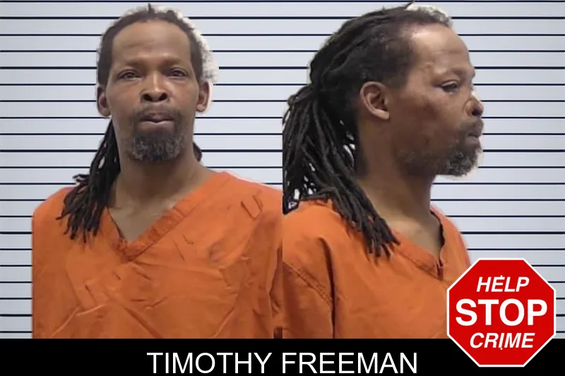 Timothy Freeman mugshot