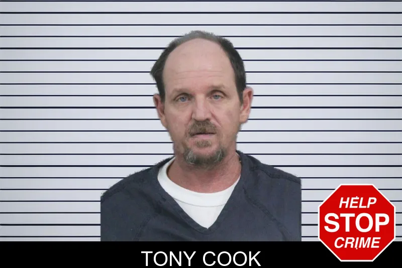 Tony Cook mugshot