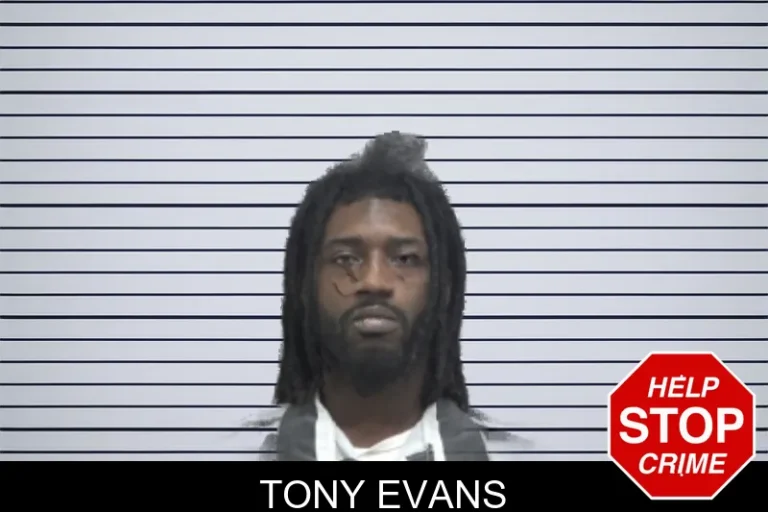 Tony Evans mugshot – Dougherty County , Georgia Tony Evans
