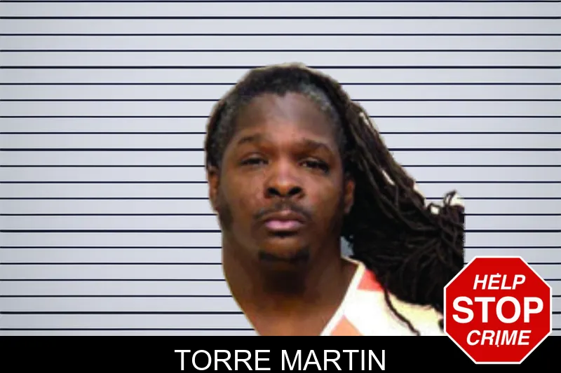 Torre Martin mugshot
