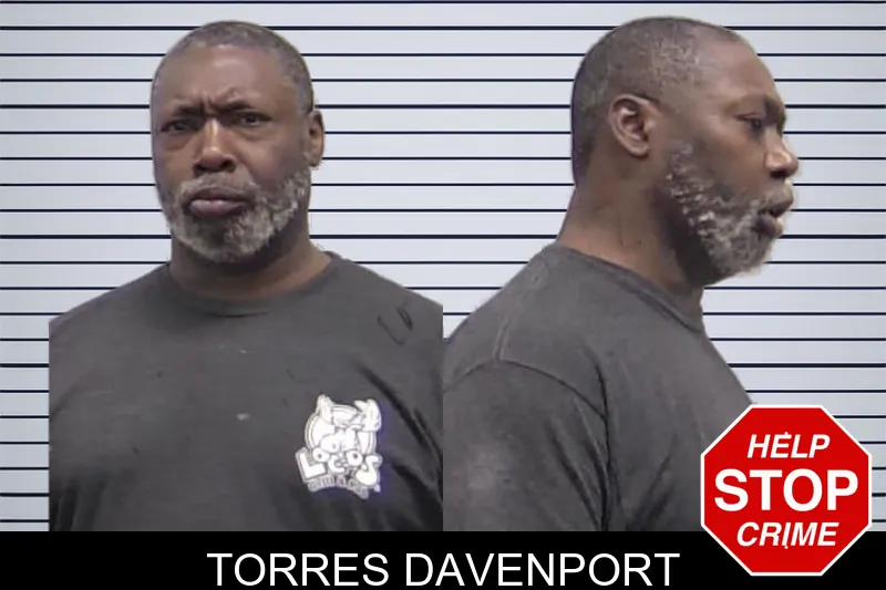 Torres Davenport mugshot