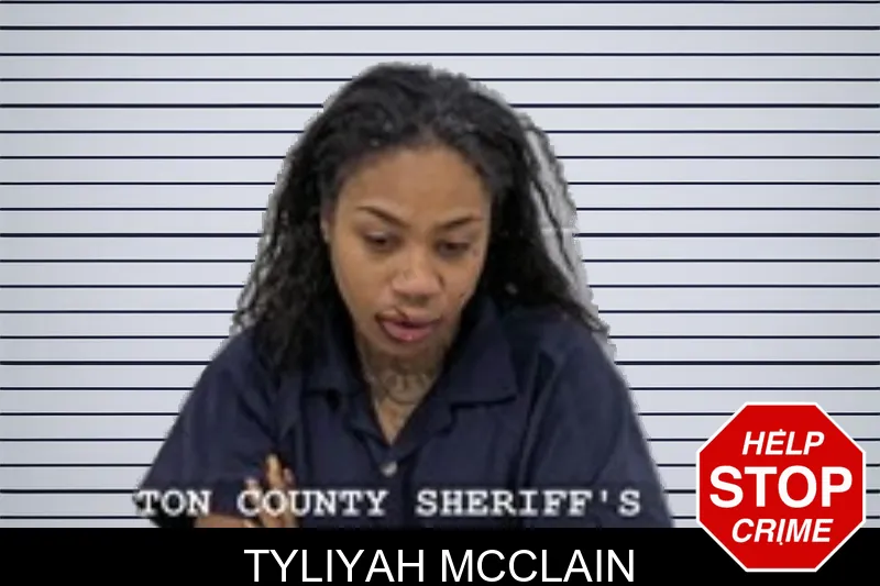 Tyliyah McClain mugshot