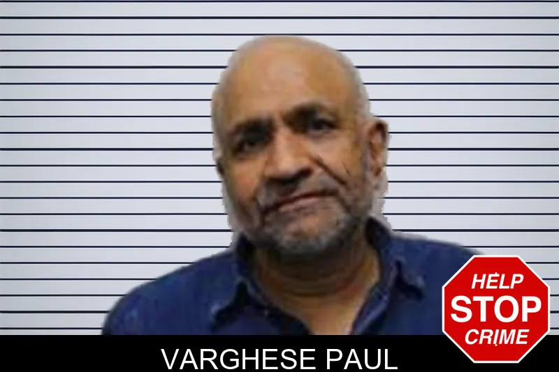 Varghese Paul mugshot – Harris County , Georgia Varghese Paul mugshot