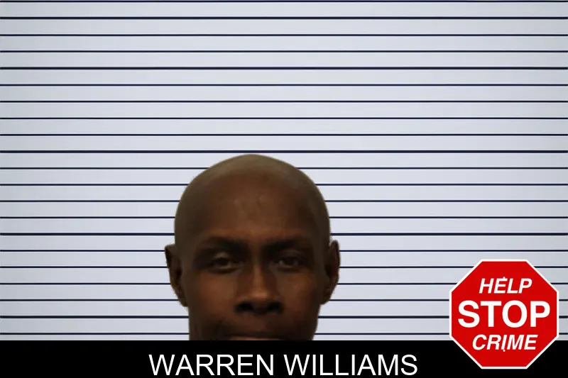 Warren Williams mugshot