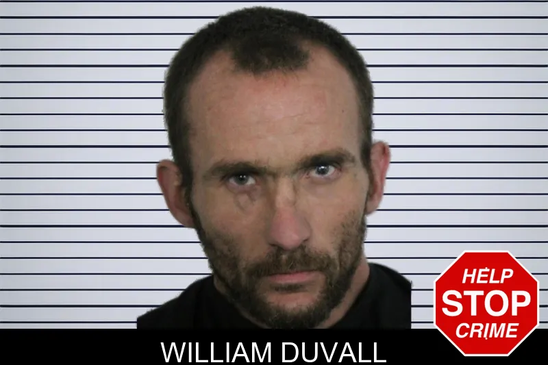 William Duvall mugshot