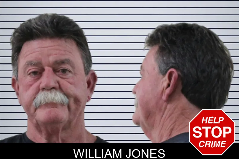 William Jones mugshot