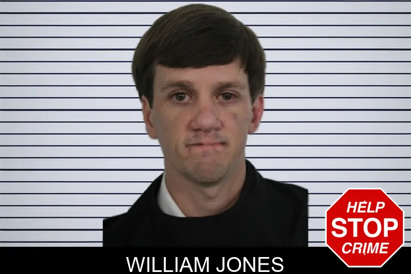 William Jones mugshot