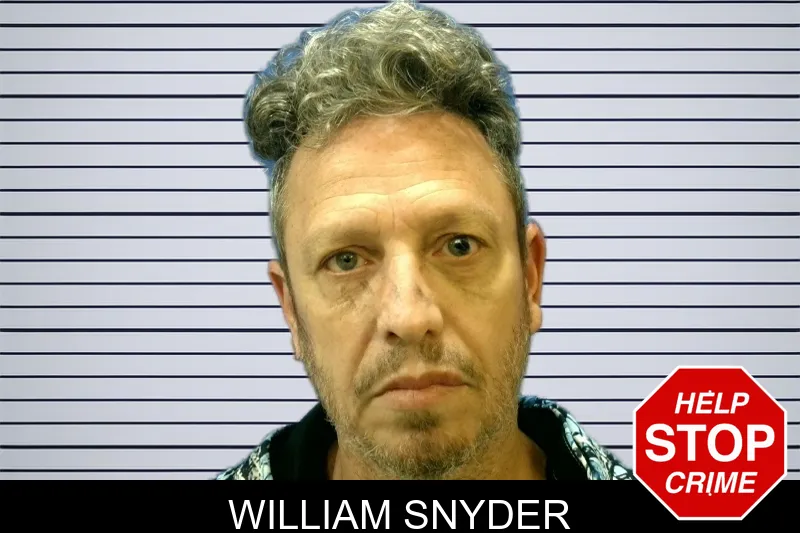 William Snyder mugshot