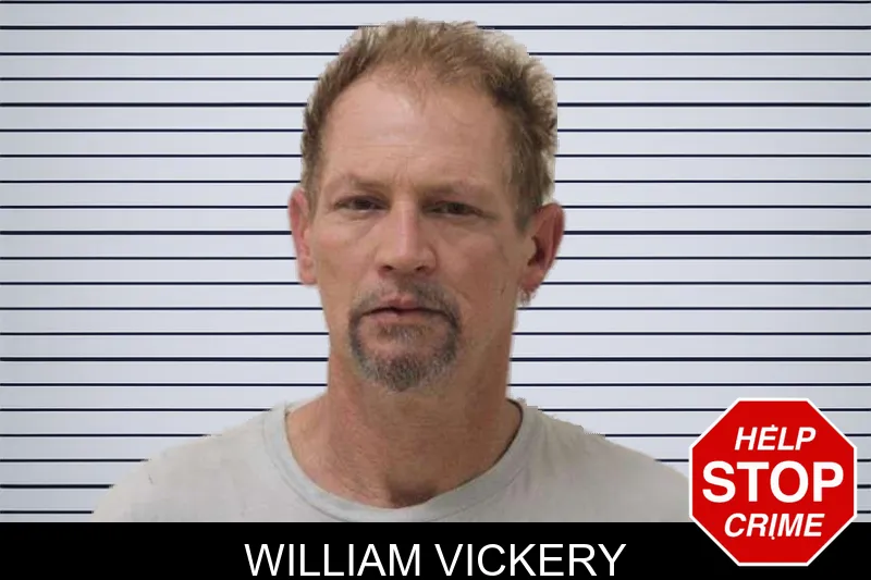 William Vickery mugshot