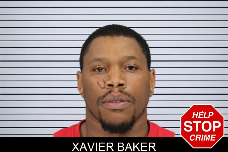 Xavier Baker mugshot