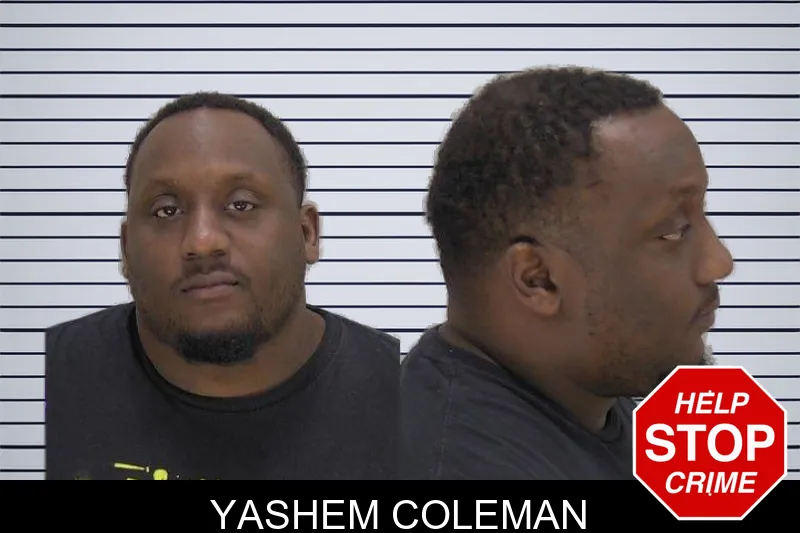 Yashem Coleman mugshot