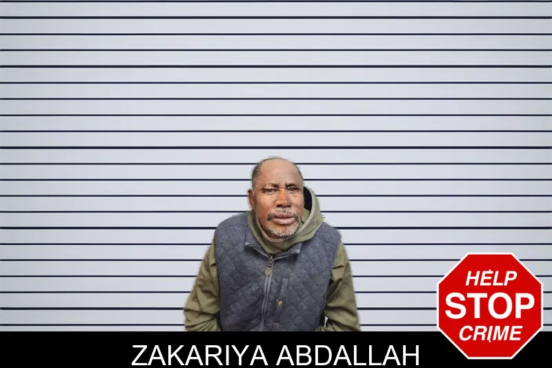Zakariya Abdallah mugshot