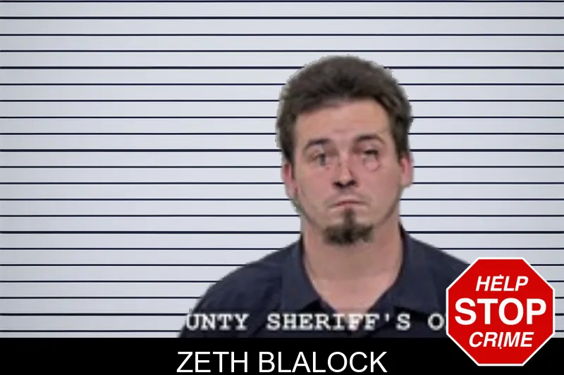 Zeth Blalock mugshot