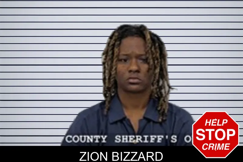 Zion Bizzard mugshot