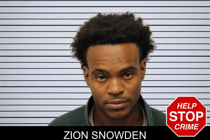 Zion Snowden mugshot