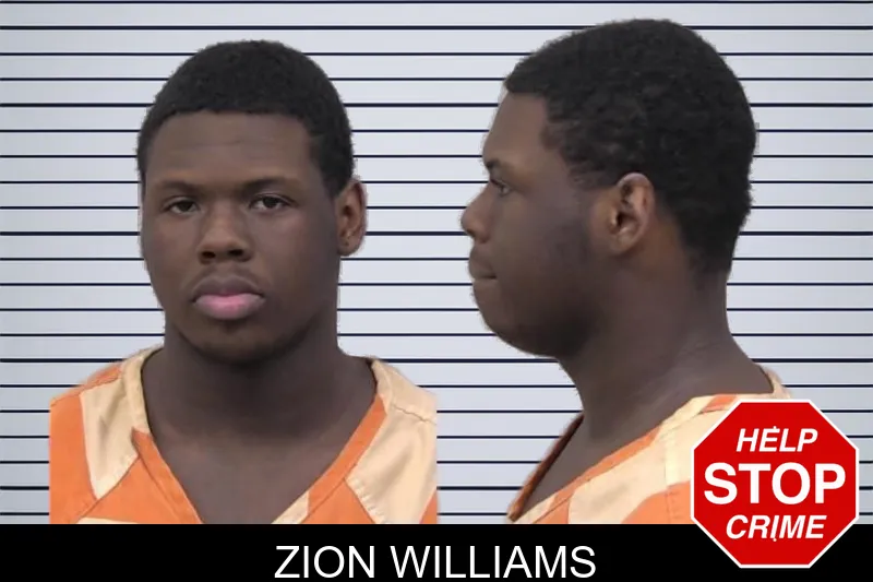 Zion Williams mugshot